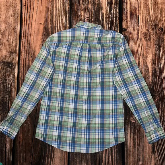 Johnnie-O Men's Plaid Long Sleeve Button-Up Shirt Size Medium Multicolor - Picture 3 of 3